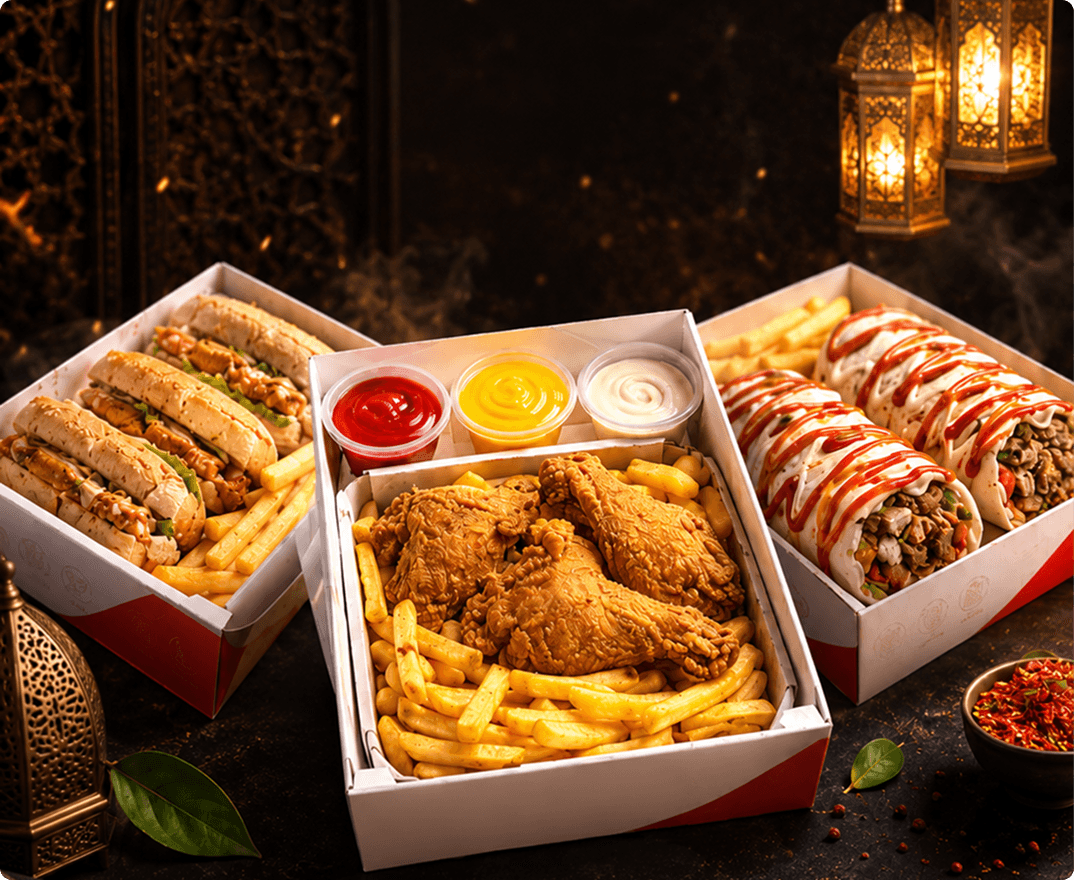 Eid Offers Menu Design for World of Katkout Restaurant