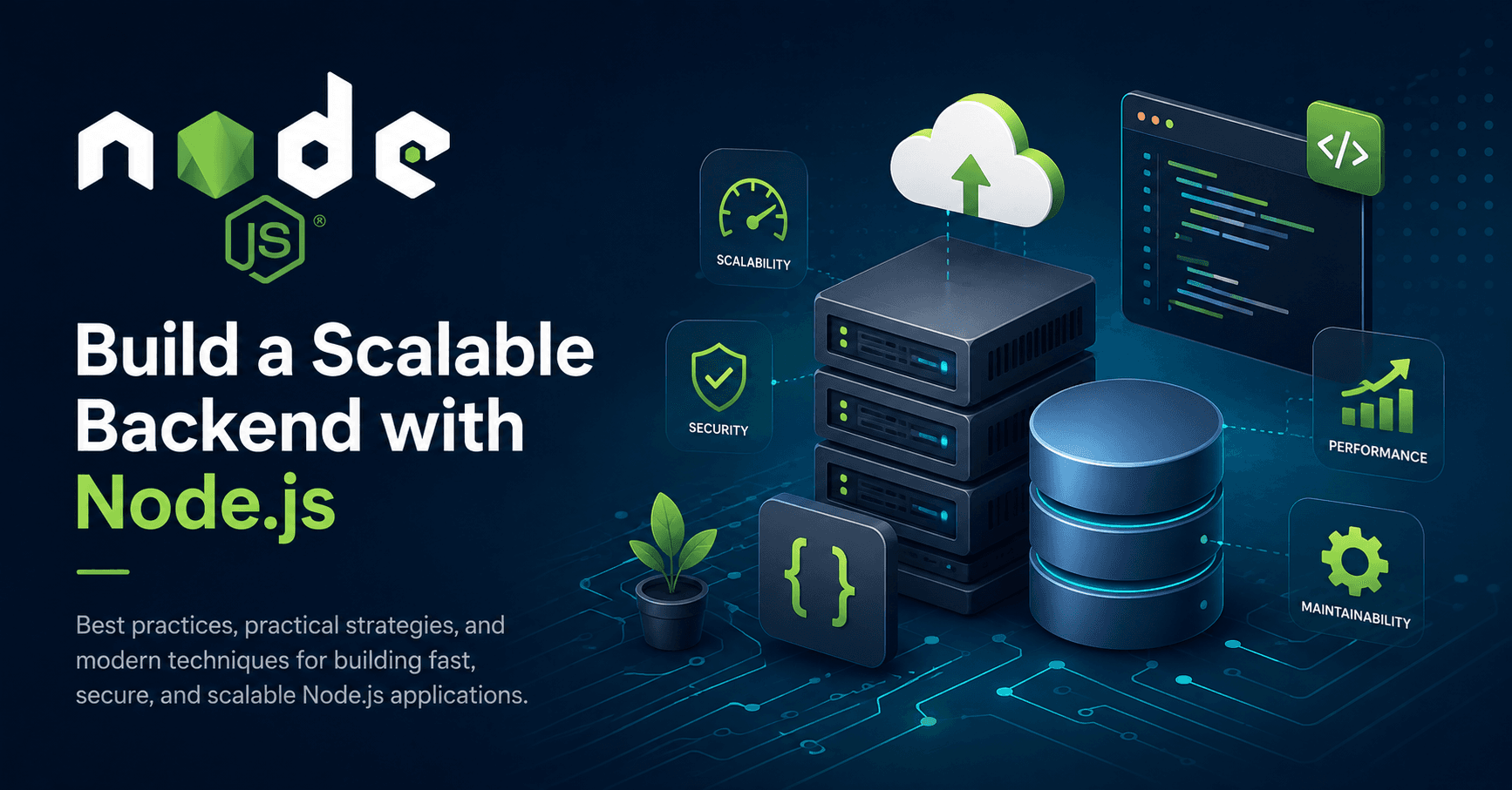 تصميم بنية Backend قابلة للتوسع باستخدام Node.js