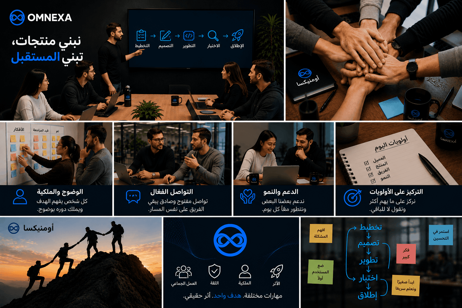 بناء المنتج لعبة جماعية: كيف ينتقل العمل فعليًا داخل Omnexa